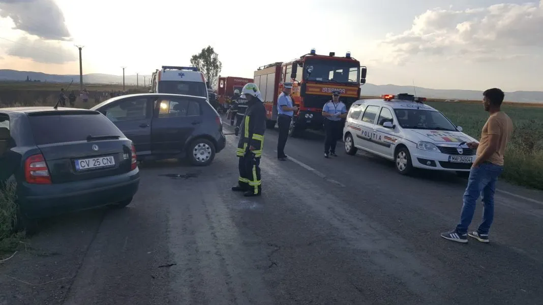 Accident înfiorător, în jud. Covasna: 7 victime, între care 3 copii