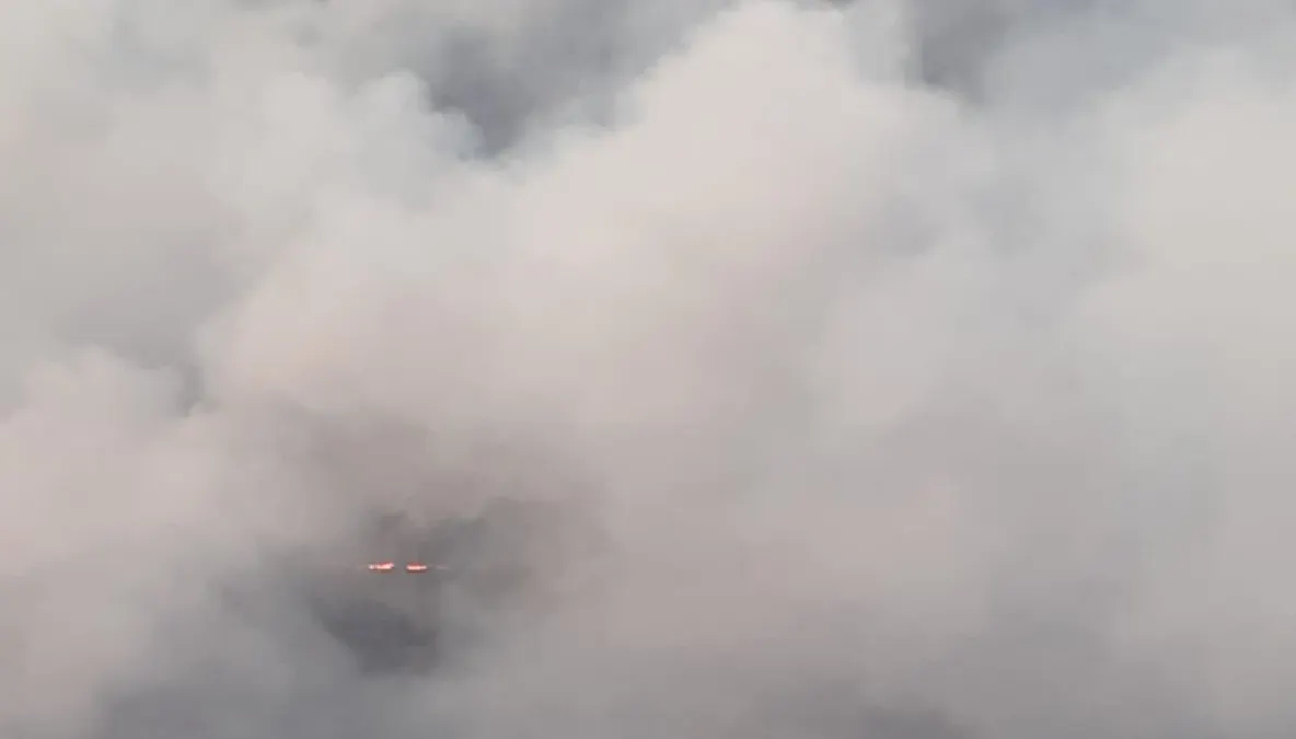 Arde PĂDUREA în Munții Apuseni. Zeci de pompieri se luptă cu focul de ore întregi