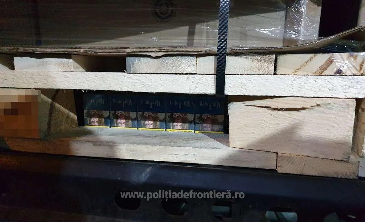 Paharele, ''capac'' pentru țigările de contrabandă