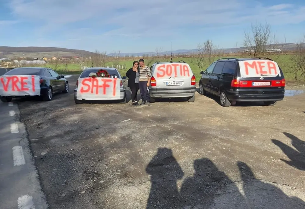 VIDEO Cerere de căsătorie inedită la Cluj