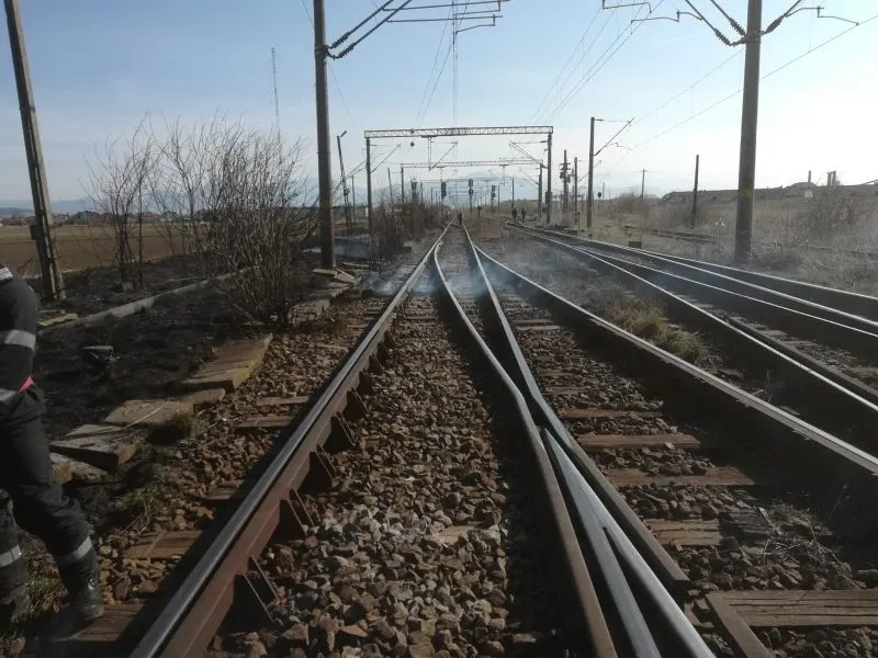 Restricții de viteză pe calea ferată, din cauza vântului puternic
