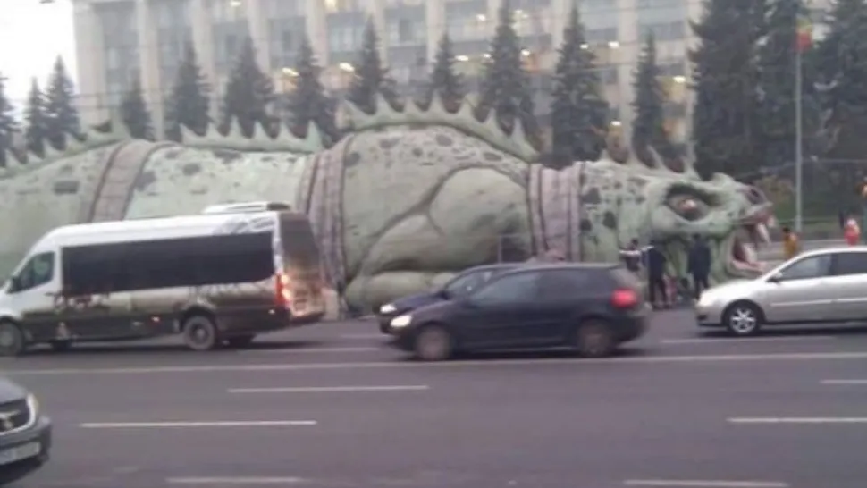 Se cer demisii la Chișinău, după apariția unei șopârle în centrul orașului 