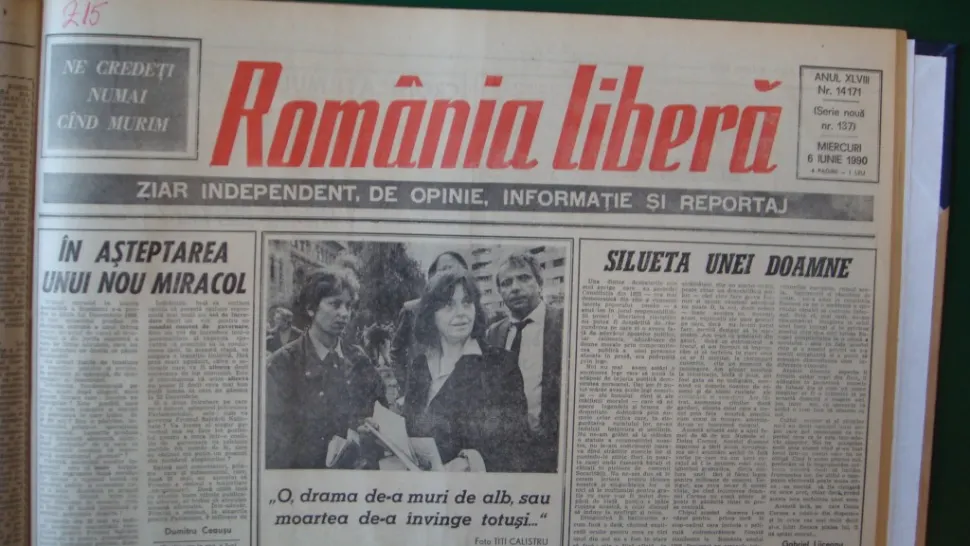 EVZ: "Sabin Orcan, dolarii și bătălia pentru ziarul „România liberă”"