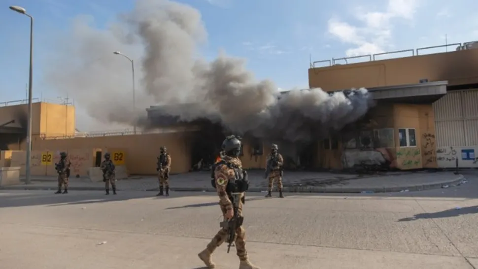 Două rachete au lovit o bază militară americană din Bagdad