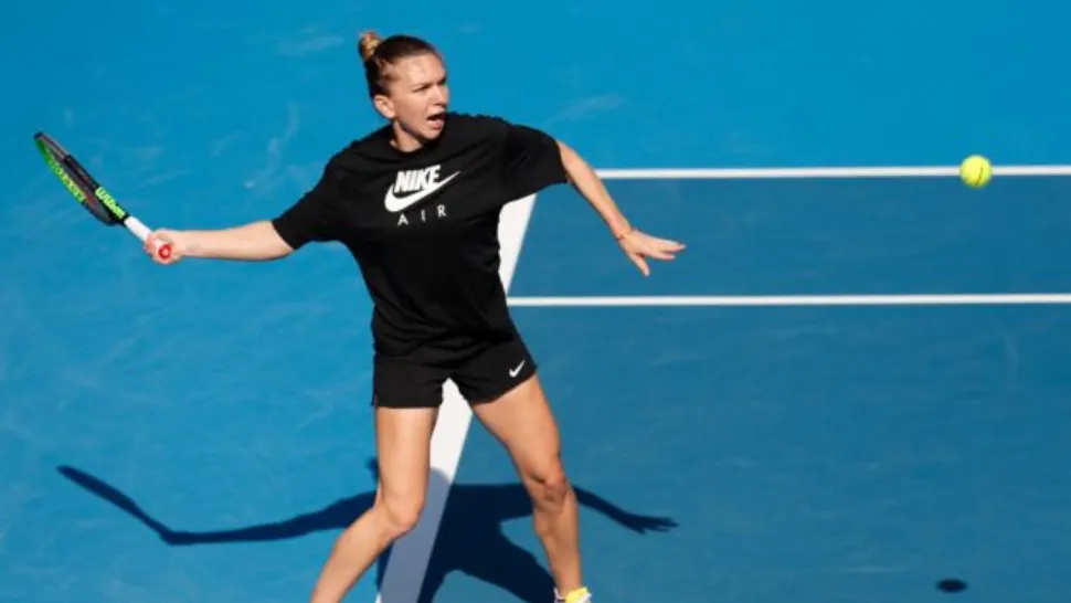 FOTO | Simona Halep a efectuat primul antrenament la Melbourne