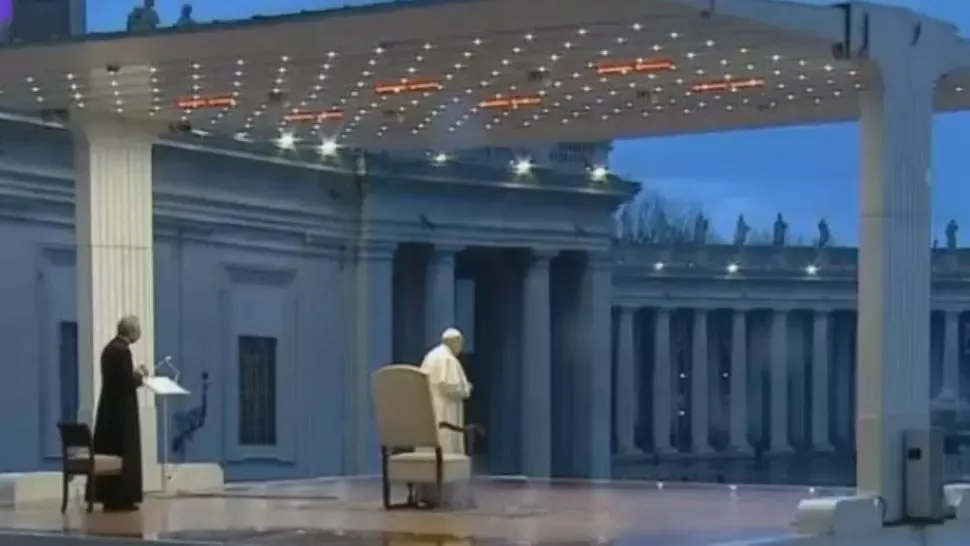 Moment de rugăciune la Vatican: Papa Francisc, mesaj pentru omenire 