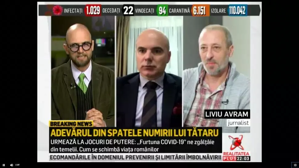 Rareș Bogdan, la Realitatea PLUS: ''Focarul de la Suceava poate să fie chiar mai mare''