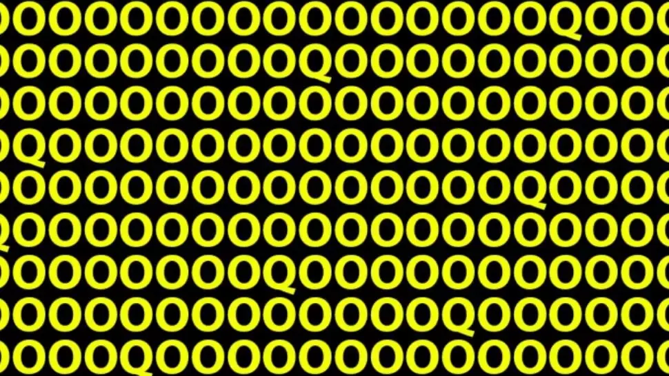 Testul de atenție pe care numai oamenii cu un IQ ridicat îl trec. Câte litere Q vezi în imagine?