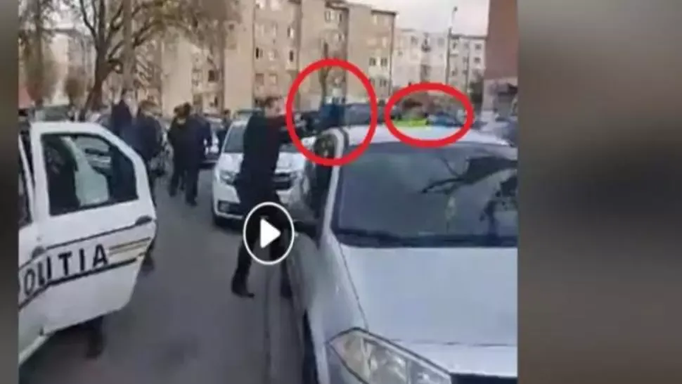 Nouă persoane, conduse la audieri în urma incidentului cu polițiști din municipiul Hunedoara