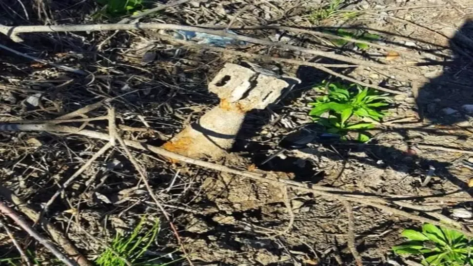 Două bombe de aruncător din Al Doliea Război Mondial, descoperite într-o baltă din jud. Giurgiu