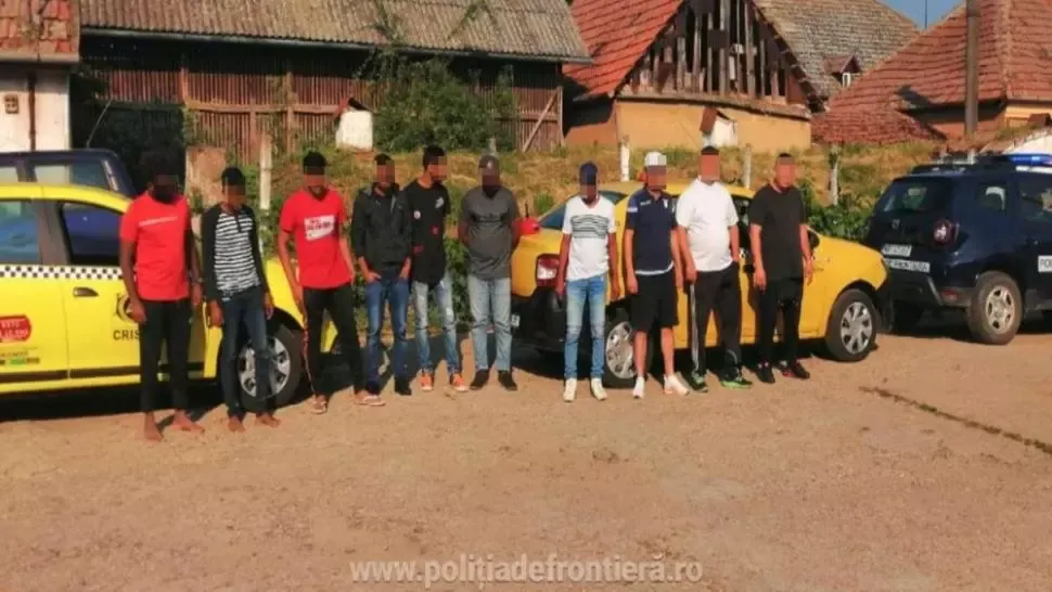 Bihor: Trafic de migranți la granița cu Ungaria. Șapte cetăţeni din Sri Lanka, depistaţi în două taxiuri