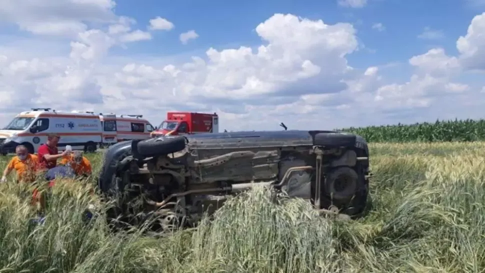  12 persoane implicate într-un accident rutier petrecut în județul Covasna! A fost activat PLANUL ROȘU