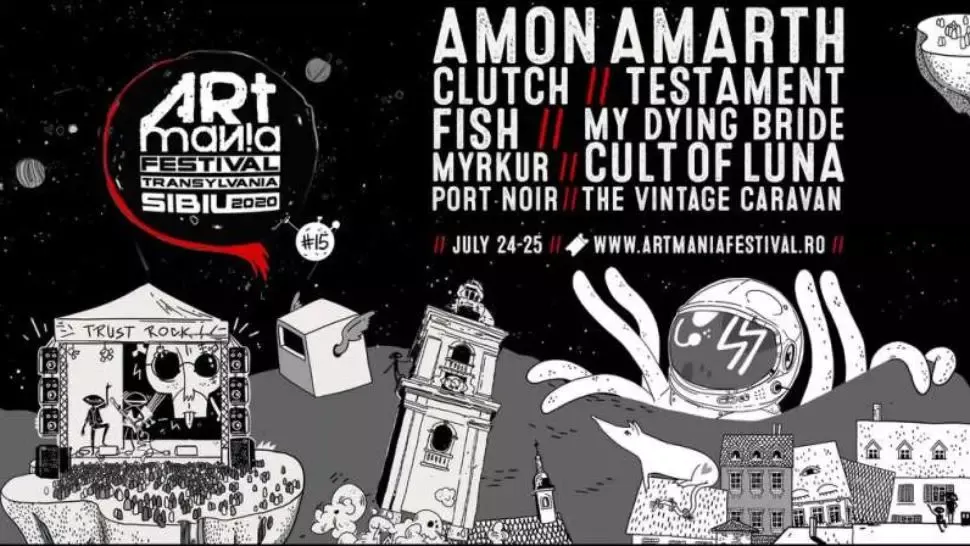 Festivalul muzical ARTmania va fi online în luna august în cadrul European Metal Festival Alliance