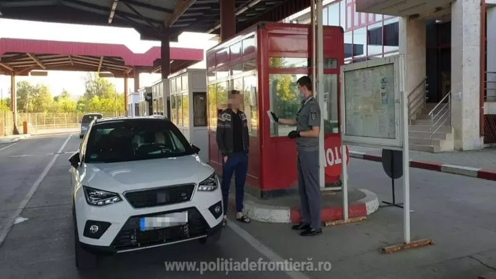  Permis de conducere fals, cumpărat cu 300 de euro, descoperit la un control de rutină, la vama Sculeni, județul Iași