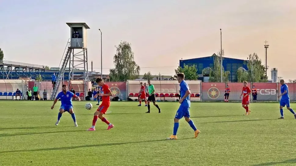 FOTO VIDEO | Victorie dramatică pentru Steaua în duelul cu FCSB 2! Gigi Becali a fost la meci