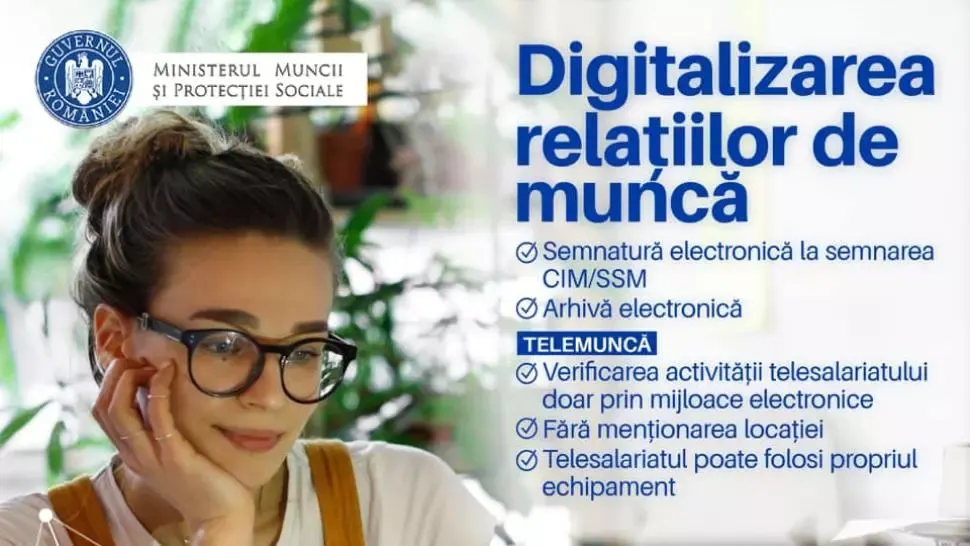 Veste bună pentru angajatori! Ministerul Muncii a finalizat actul normativ privind digitalizarea relațiilor de muncă
