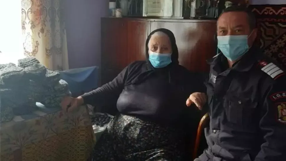 O bătrână din Sângeorz Băi, gest impresionant! De ce a chemat aceasta pompierii - FOTO
