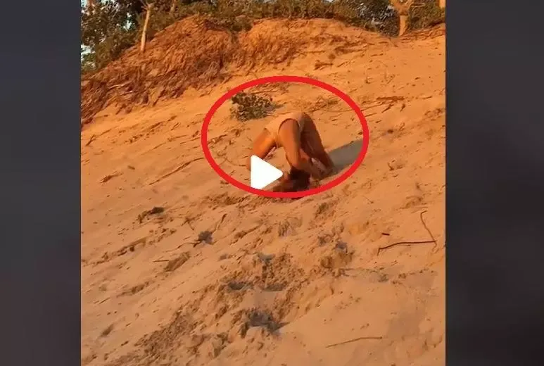 VIDEO A vrut să facă “podul”, dar a avut o aterizare forțată. Din fericire a scăpat cu bine