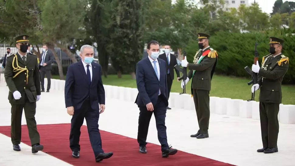 Ludovic Orban, întâlnire cu premierul Palestinei