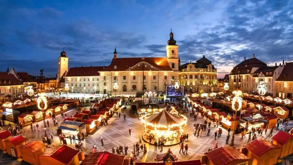 Târgul de Crăciun din Sibiu a fost anulat, iar masca de protecție devine obligatorie în tot județul