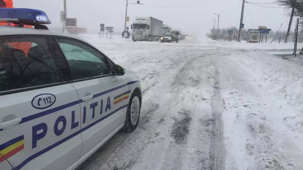 Cod GALBEN de ninsori viscolite. Rafale de până la 120 km/h