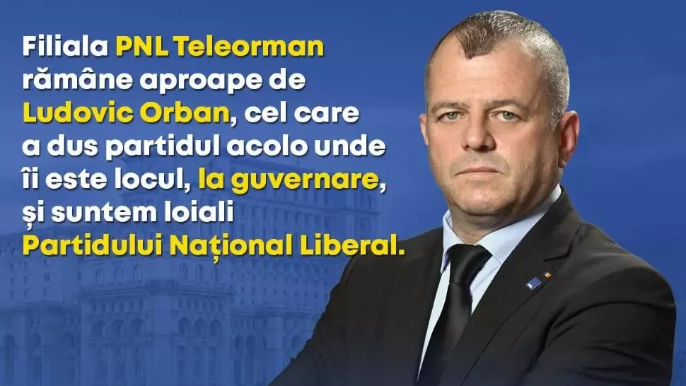Organizația PNL Teleorman rămâne aproape de Ludovic Orban   