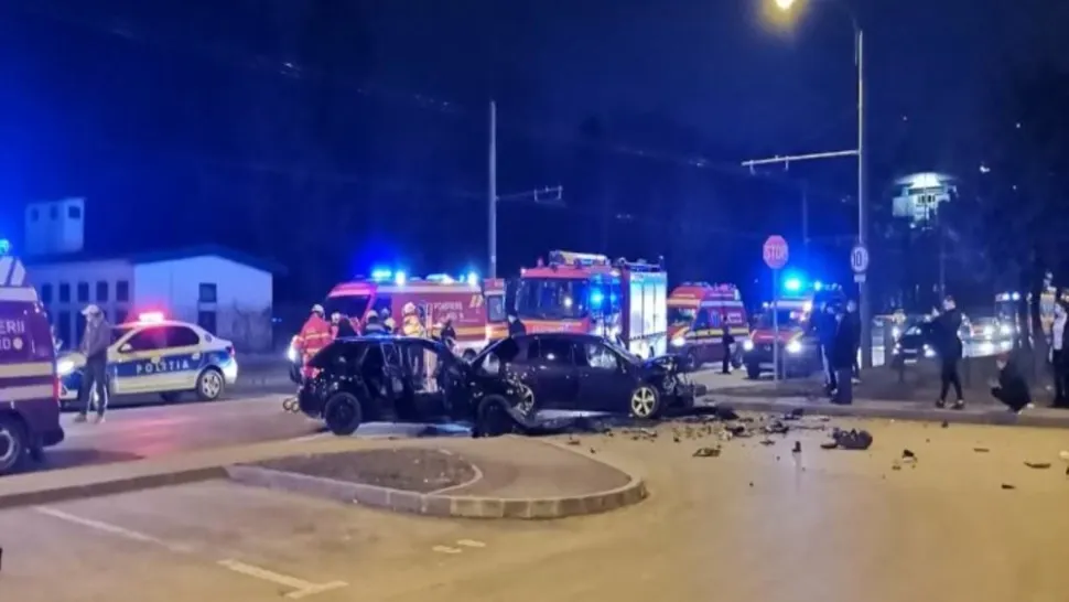 Două accidente cu 5 victime, în această seară, la Brașov și Ghimbav! Un bărbat a murit!