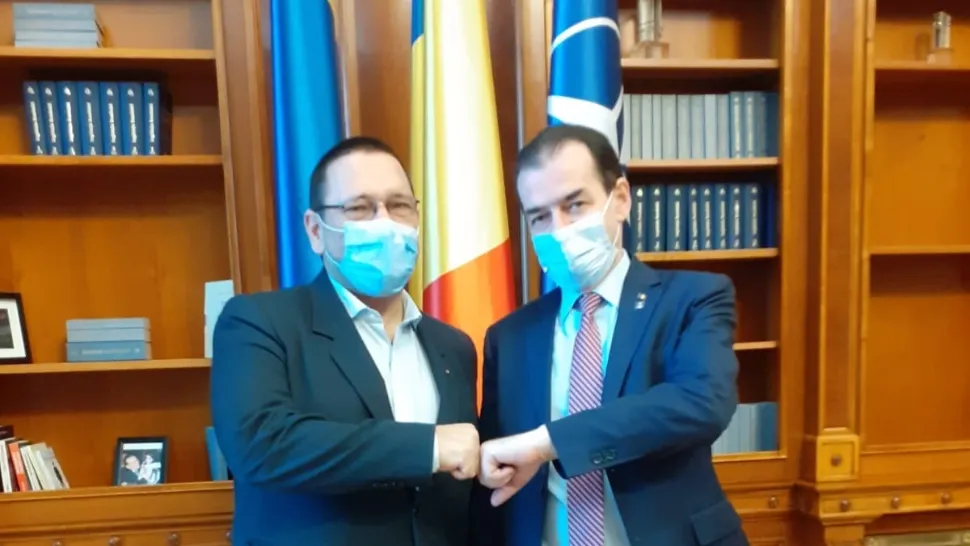 Ludovic Orban, în vizită la Traian Berbeceanu: „Un prefect bun, un om serios pe care bucureștenii s-au putut baza”