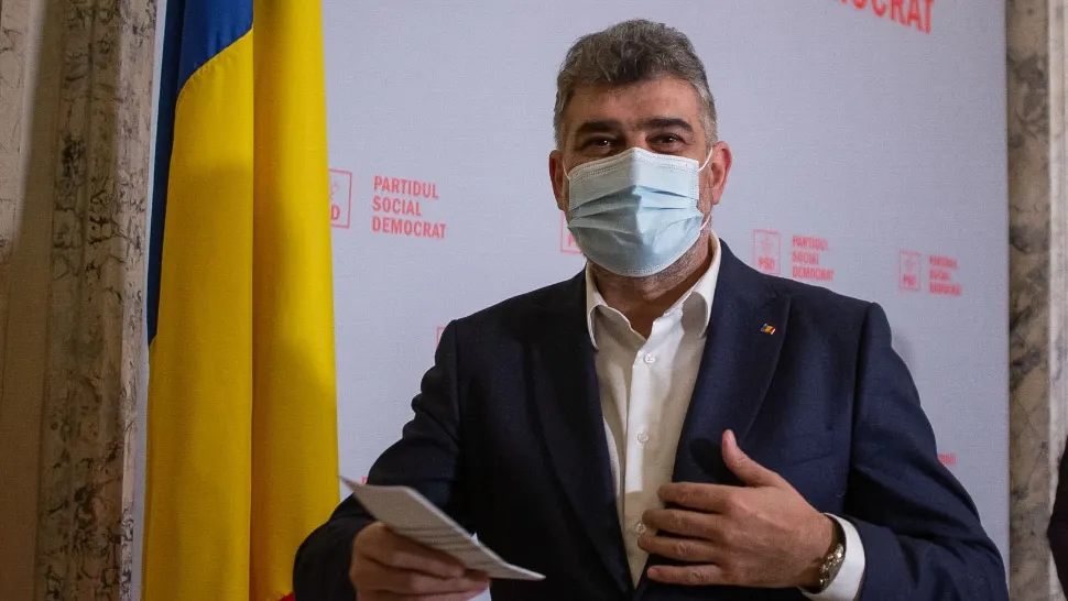 Marcel Ciolacu a explicat gestul lui Daniel Ghiță la protestele anti-restricții: Are adeverință medicală care spune că poate să meargă fără mască