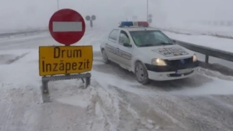 ANM a prelungit avertizarea meteo. Cod galben de viscol şi ninsori în zonele montane din 16 judeţe