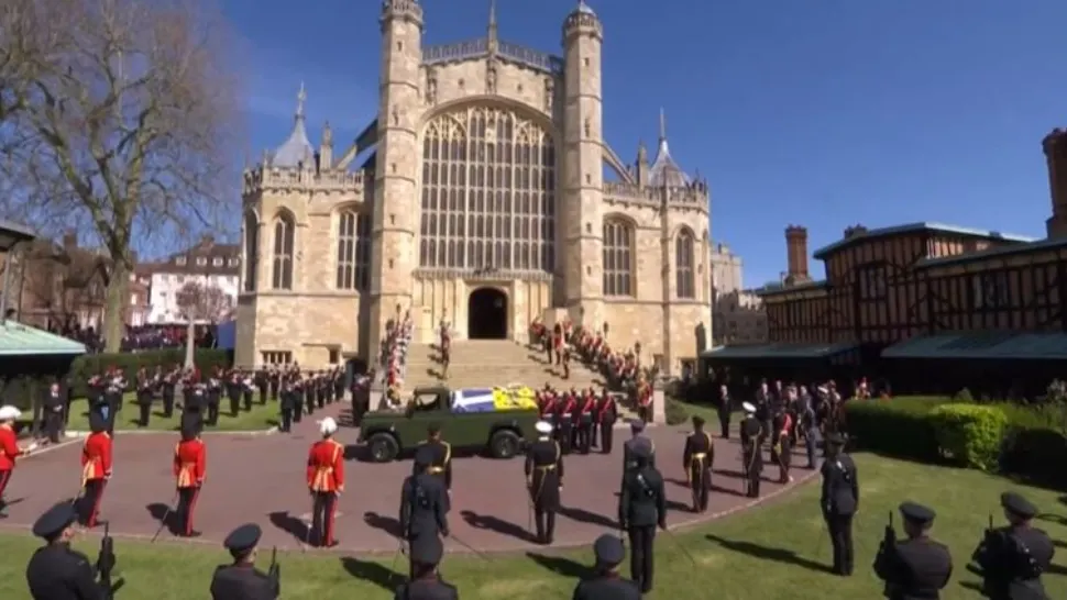 VIDEO - Funeraliile prințului Philip - Onoruri militare și slujbă religioasă