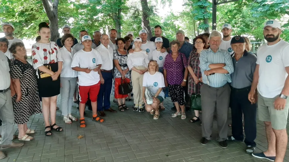 Vladimir Dachi și Cristian Rizea, momente emoționante alături de alegători, de Ziua Națională a Iei Moldovenești