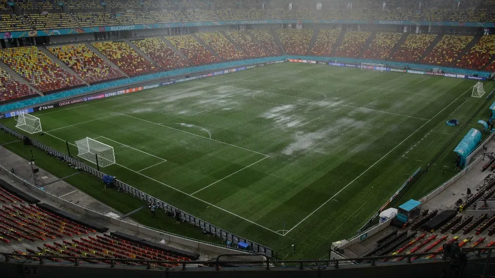 FOTO. Dezastru pe Arena Națională cu o zi înainte de primul meci EURO 2020 - Austria și-a anulat antrenamentul oficial