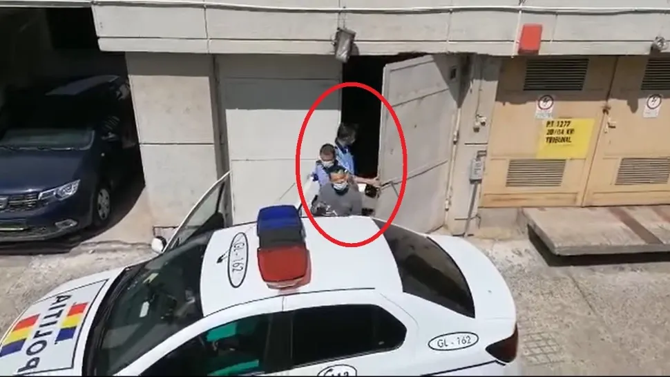 VIDEO - Reacție uimitoare a criminalului din Galați - Ce a putut să facă în timp ce era arestat - Sfidare totală pentru toată lumea
