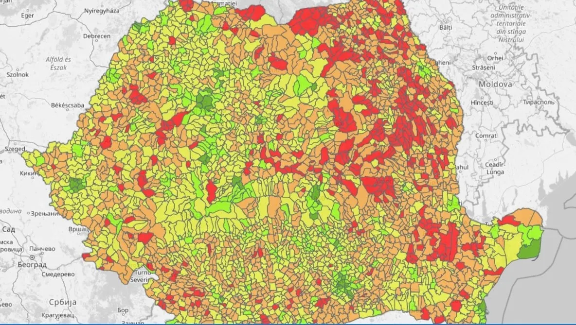 HARTA INTERACTIVĂ - Câți oameni s-au vaccinat chiar în orașul tău - Verifică informațiile aici