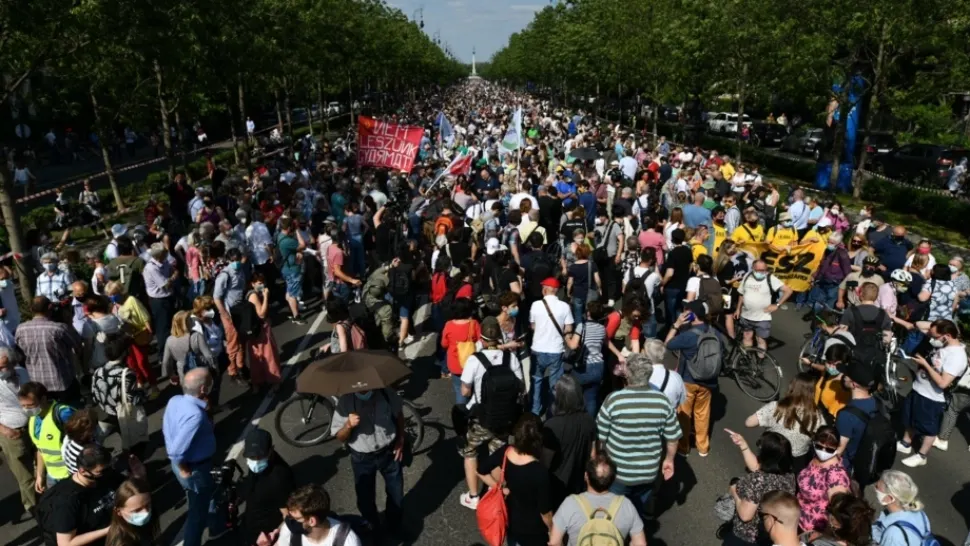 VIDEO Proteste la Budapesta față de planul de deschidere a unui campus universitar chinez