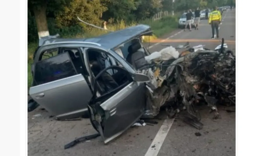 Accident grav, doi tineri de 20 și 23 de ani au murit - Un alt bărbat, în stare gravă