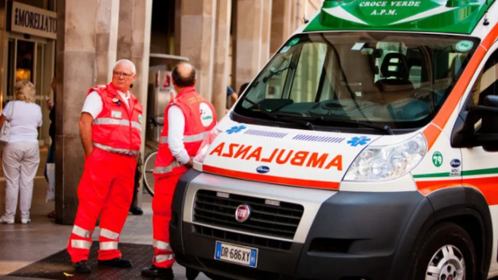 Român arestat în Italia, după ce a încercat să fure o ambulanță. Bărbatul a atacat polițiștii