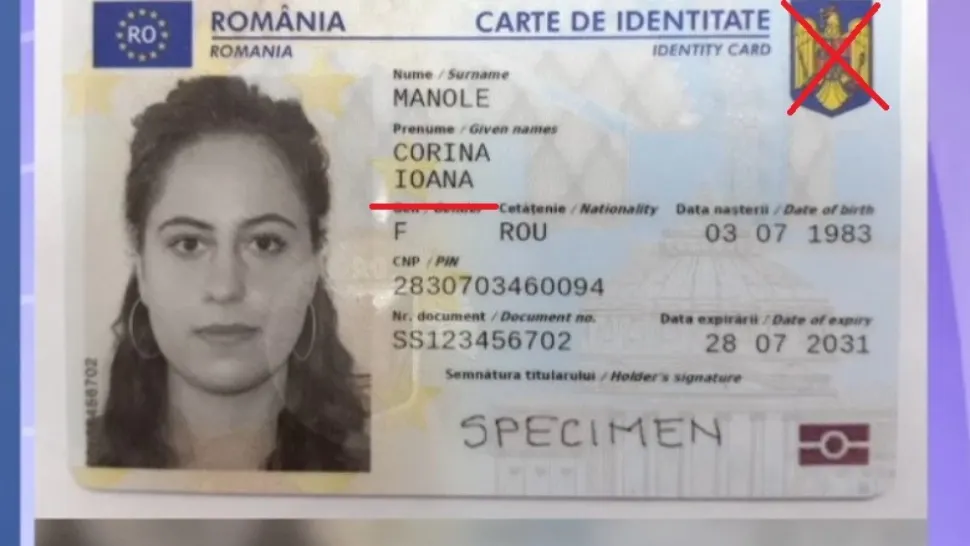 Noile cărți electronice de identitate se vor fi eliberate în septembrie, cu rubrica GEN în loc de SEX 