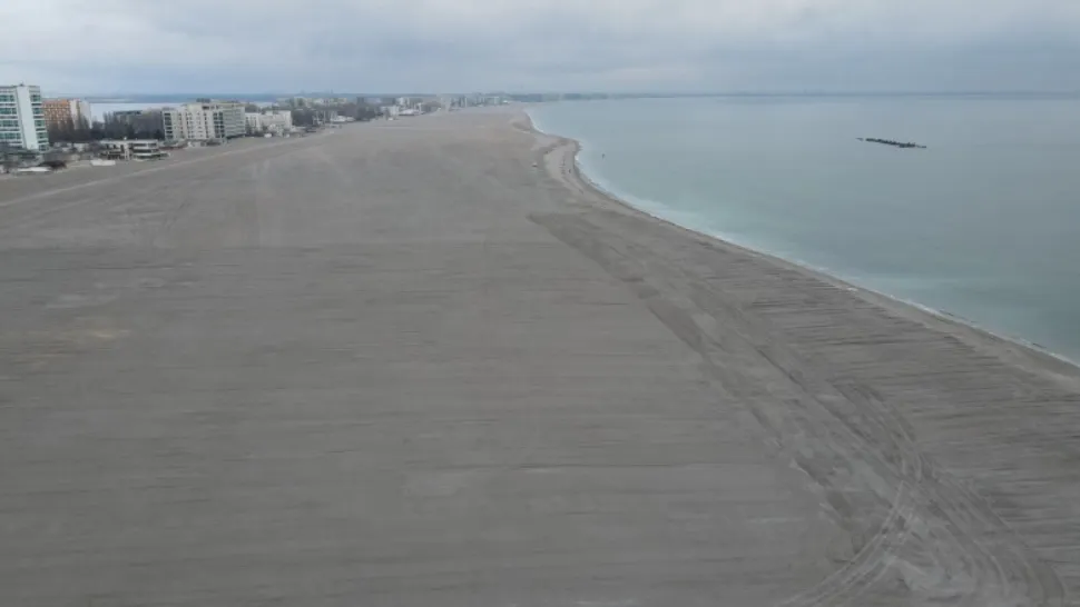 Prima plajă lărgită de la Mamaia care se închide - Situație complicată