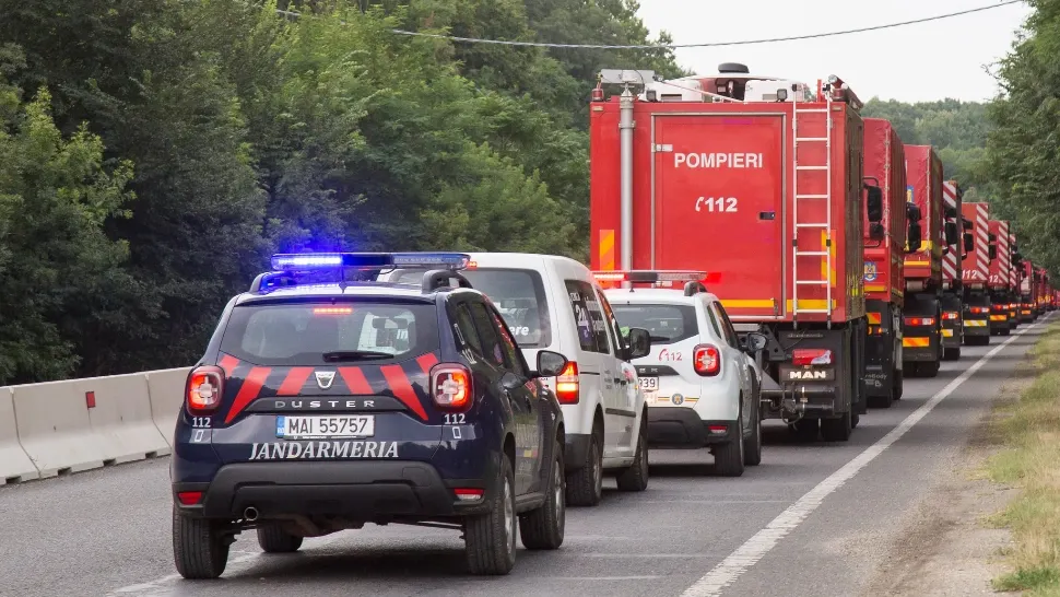 Se întorc pompierii români care au luptat cu iadul incendiilor din Grecia. Aceștia vor fi primiți cu festivități