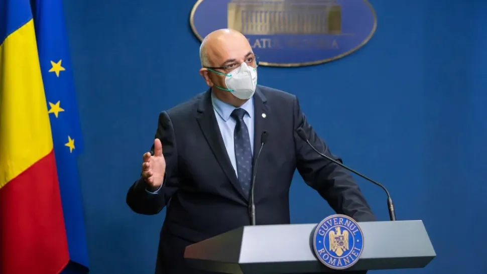 Arafat a explicat INTERDICȚIILE: Carantină de noapte pentru nevaccinați - Toate restricțiile care intră în vigoare luni VIDEO
