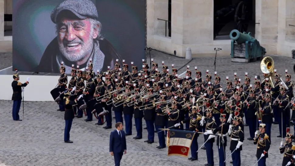 Ceremonie fastuoasă dedicată lui Jean-Paul Belmondo, la Paris