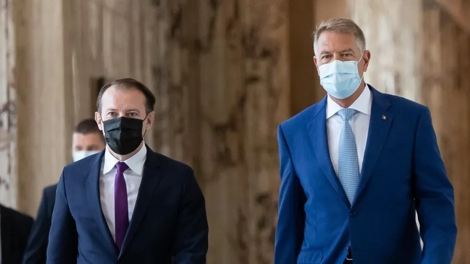 Iohannis și Cîțu, împreună la ceremonia organizată cu prilejul Zilei Pompierilor