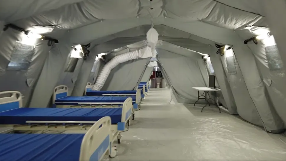 SMMIT Constanța a fost redeschis pentru pacienți evacuați din Spitalul de Boli Infecțioase care a luat FOC