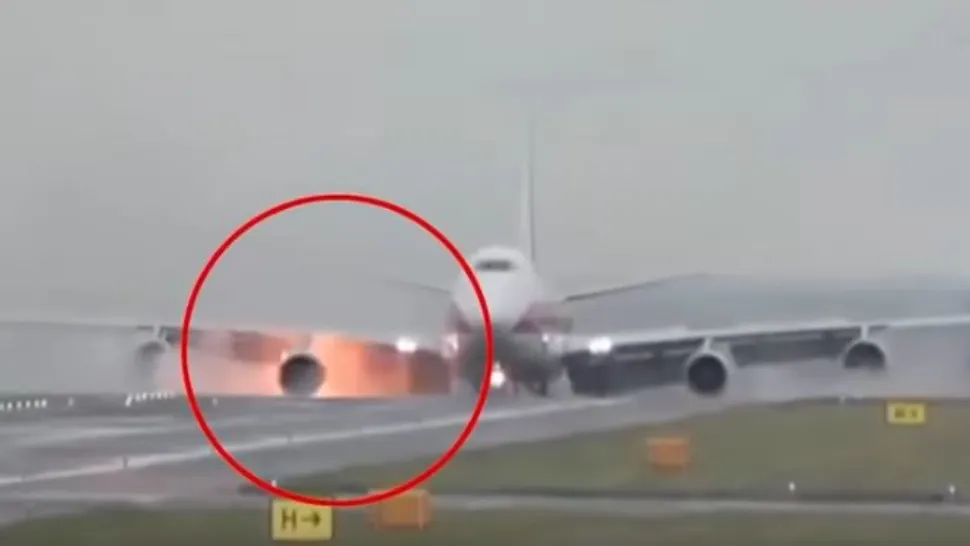 VIDEO - Accident aviatic - O aeronavă a luat foc, în zbor - Cum a reușit să aterizeze