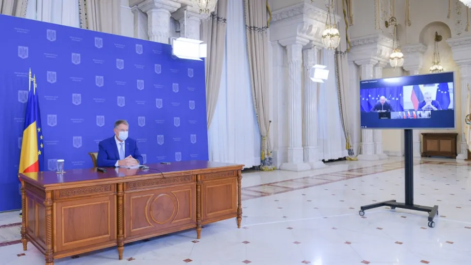 Klaus Iohannis: „Majorarea semnificativă a prețurilor la energie constituie o preocupare majoră pentru România”- Discuții cu Charles Michel