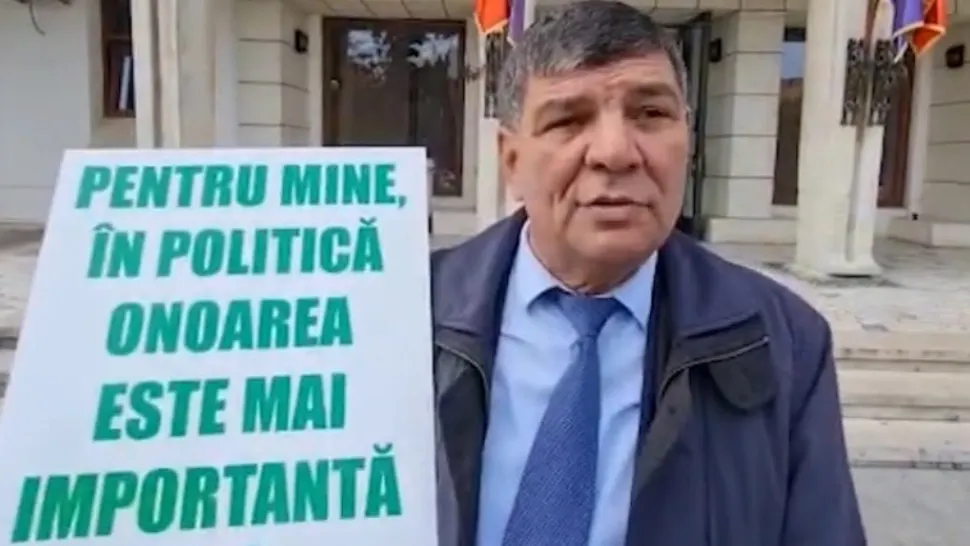 Primar fără bani de la Guvern, în greva foamei 