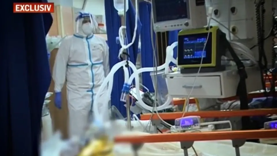 Imaginile neputinței din spitalele Covid. România, în genunchi în fața valului 4. Cum arată o zi pe frontul pandemiei la Spitalul "Floreasca", din Capitală - VIDEO