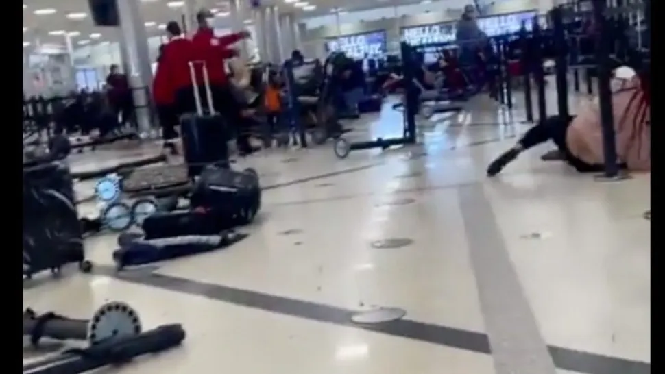 VIDEO | Panică la aeroportul din Atlanta, după ce arma unui pasager s-a descărcat accidental – 3 victime